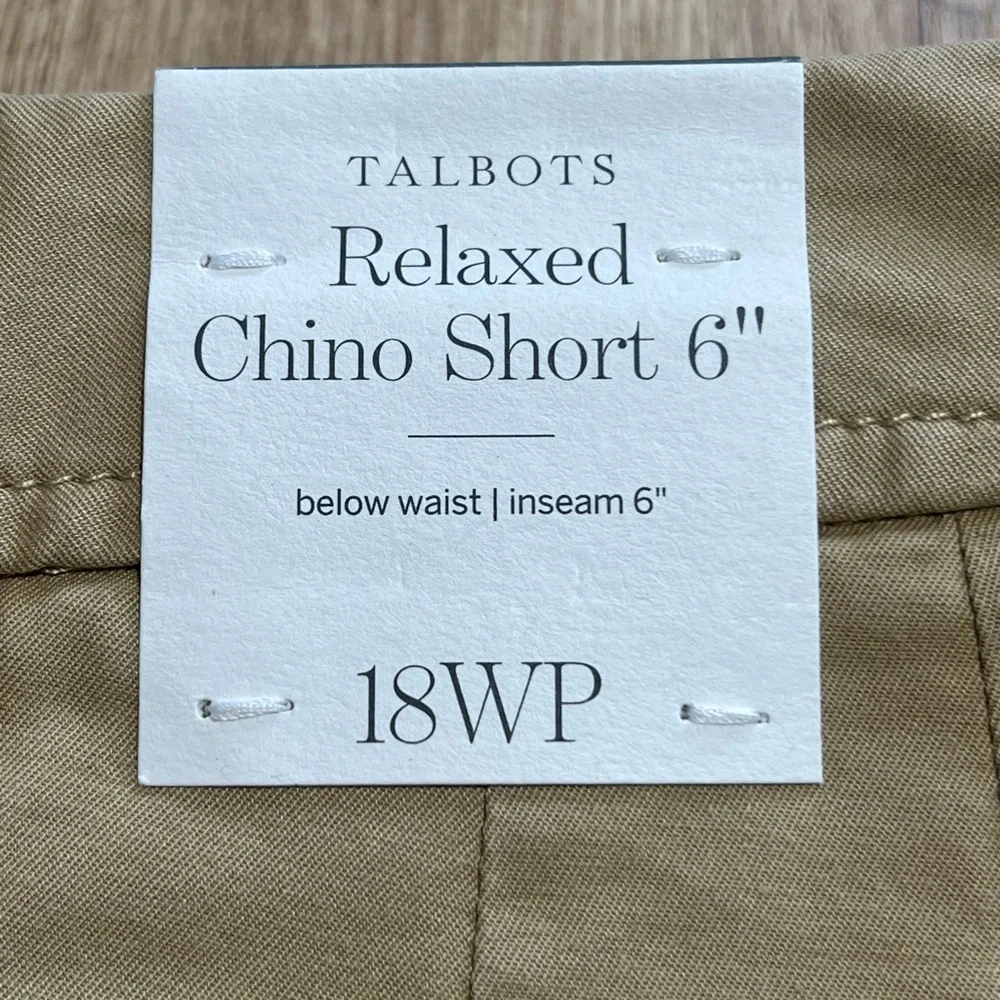Talbots Relaxed Super Soft Chino Shorts - Picture 8 of 10